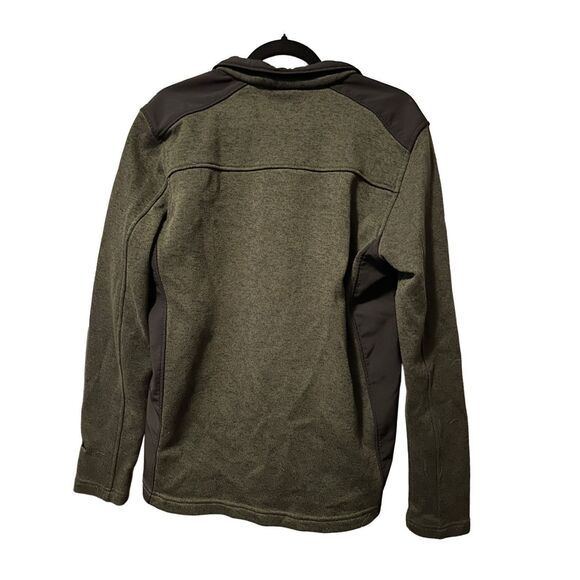 Gerry Mens Long Sleeve Lined Full Zip Green Black Jacket Sz M Medium - Picture 2 of 3